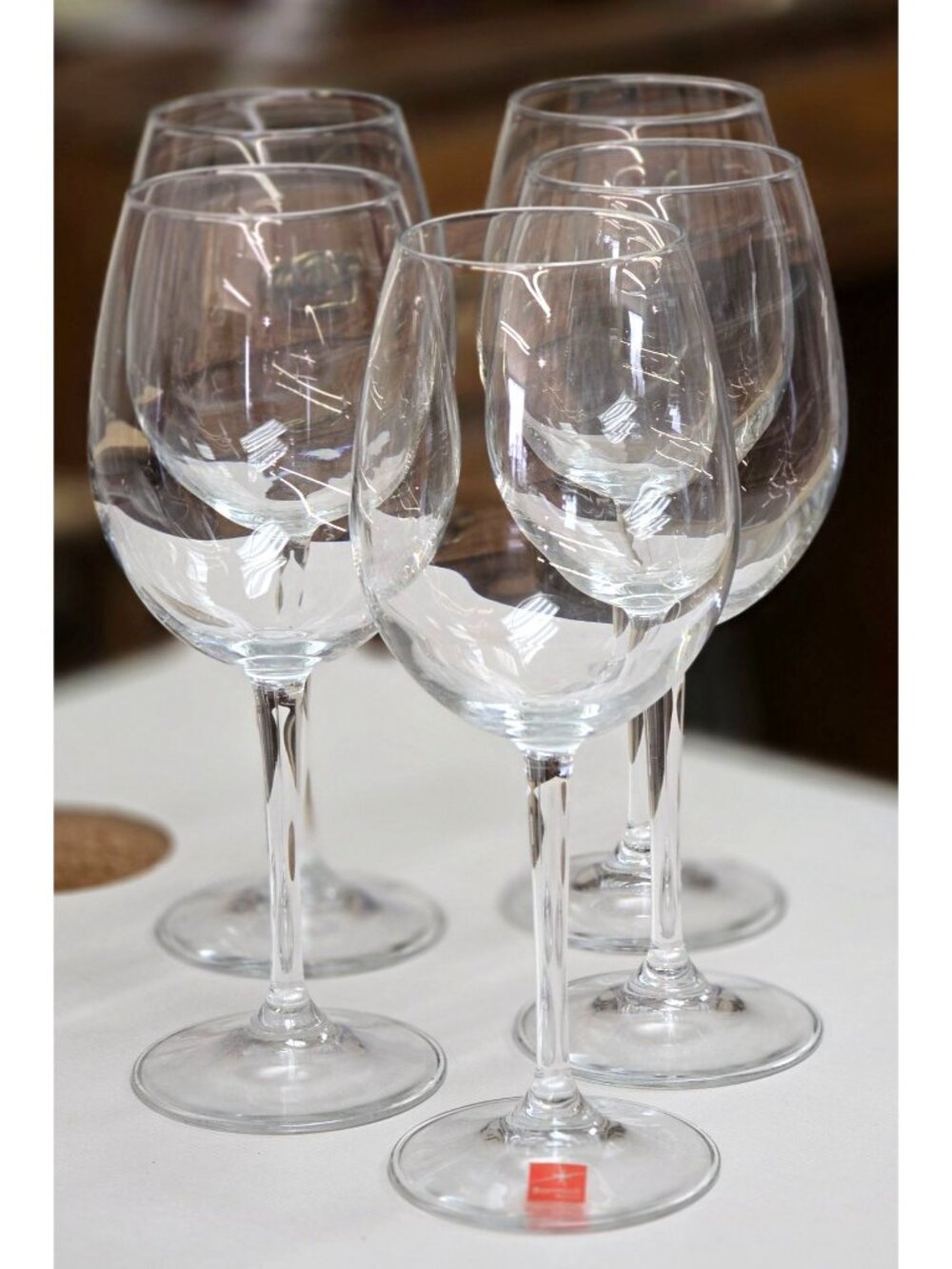 Bormioli Rocco Italian Wine Glasses Set of 5 Clear Elegant Design - Picture 5 of 10